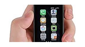 Unlocked Mini Smartphone, 2.5 Inch The World's Smallest Cell Phone 3G Network Premium Child Phone Quad Core Small Phone (Black)