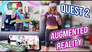 Augmented Reality using Oculus Quest 2 and iPhone!