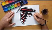 How to draw the Atlanta Falcons logo - NFL