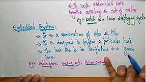 Embedded Systems tutorial for beginners | Lec-1 | Bhanu priya