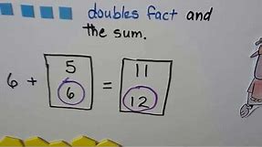 Grade 1 Math 3.3, Add doubles (Doubles fact)
