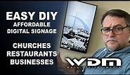 Easy DIY Digital Signage for Churches, Businesses, Restaurants