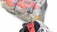 Shop Rags - Also Called Cotton Nylon Rags, Cleaning Towels, Wiping Cloths, Cloth Rags, Recycled Rags, Tshirt Cloth Rags (50 LB Cotton Rag Bale)