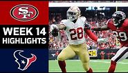 49ers vs. Texans | NFL Week 14 Game Highlights