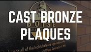 Custom Cast Bronze Plaque - Product Video | WoodlandManufacturing.com