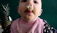 Baby Blows Snot Bubbles
