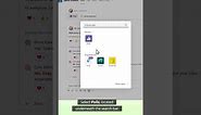 How to make a poll in Microsoft Teams #shorts