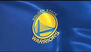Golden State Warriors Flag Logo Animation