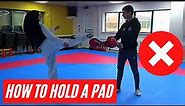 How to Hold Paddles Correctly for Taekwondo | Full Guide