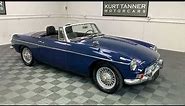 1969 MGB MK2 ROADSTER. HANDSOME MINERAL BLUE WITH BLACK TRIM