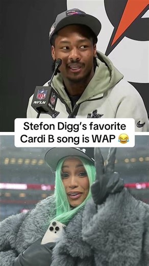 No surprise on Stefon Diggs’ favorite Cardi B song 😂