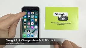 Straight Talk Changes Auto-Refill Discount