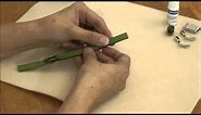 How to Cut & Twist Flat Leather Cord Technique - Intermediate