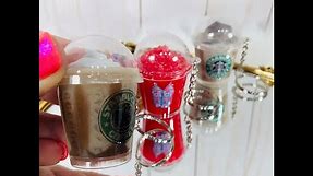 DIY Mini Coffee Cup keychains