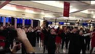 Flashmob by Delta Flight Attendants in ATL .MOV