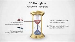 Animated 3D Hourglass PowerPoint Template