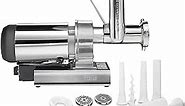 WESTON BRANDS Butcher Series Electric Meat Grinder & Sausage Stuffer, Commercial Grade 1.5 HP, 1125 Watts, 21 lbs per Minute, Heavy Duty Stainless Steel (09-3201-W)