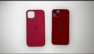 iPhone 13 PRODUCT Red Silicone Case