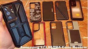 Samsung S21 Ultra Case Review : UAG Otterbox Ghostek & Samsung Cases