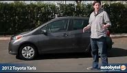 2012 Toyota Yaris Test Drive & Car Review