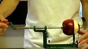 How to use Apple Peeler-slicer-corer