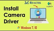 How to install camera driver in laptop