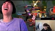 Doublelift Reacts to Faker's Multitask Meme