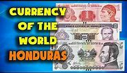 Currency of the world - Honduras. Honduran lempira. Honduran banknotes and Honduran coins