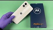 Motorola e13 Creamy White Colour Unboxing Camera Test | 4k Video | ASMR