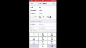 How to create free apple id in iphone 5/5s/6/6s/7/7s/8