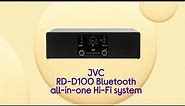 JVC RD-D100 Bluetooth All-in-One Hi-Fi System - Black - Product Overview - Currys PC World