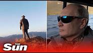 Vladimir Putin shows off ‘macho’ holiday hunting bears and fishing amid COVID fears in inner circle