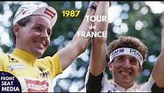 Cycling Tour de France 1987 -- Stephen Roche vs Pedro Delgado -- Part 1 of 12