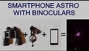 Digiscoping the Orion Nebula using Binoculars and a Smartphone