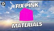 How to Fix Pink Materials in Unity 2023 | Render Pipeline Basics