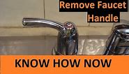 How to Remove a Faucet Handle