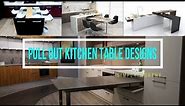 10 modern pull out & slide kitchen table designs for saving space