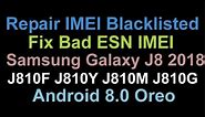 Repair IMEI Blacklist Samsung Galaxy J8 2018 J810F J810M J810Y J810G J810GM