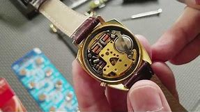 How To Change Batteries Bulova Accutron Tuning Fork Watch