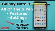 Galaxy Note 9 - Hidden Tricks, Features and Settings Of The S Pen