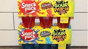 Snack Pack Sour Patch Kids Juicy Gels: Redberry & Blue Raspberry Review