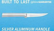 Rada Cutlery Heavy Duty Paring Knife –Stainless Steel Blade With Aluminum Handle, 7-1/8 Inches, Color-Silver