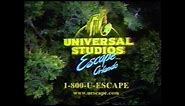 Vintage Universal Studios Escape Orlando Resort Television Commercial (1999)