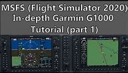 MSFS - In depth Garmin G1000 tutorial, part 1: Basic functions and Features