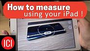 How to measure using your iPad