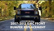 FRONT BUMPER REPLACEMENT 2007-2013 GMC SIERRA 1500