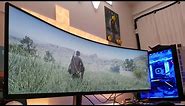 This Samsung 49 inch super ultra wide monitor is amazeballs | Samsung CRG9 review