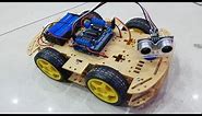 how to make a Obstacle Avoiding Robot using Arduino uno and L293d with HC sr04 Sensor