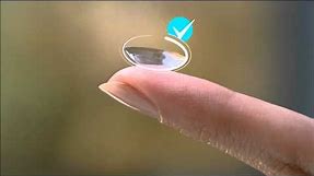 How to Put in Contacts -- DAILIES® AquaComfort Plus® Contact Lenses