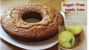 Sugar-free apple Cake